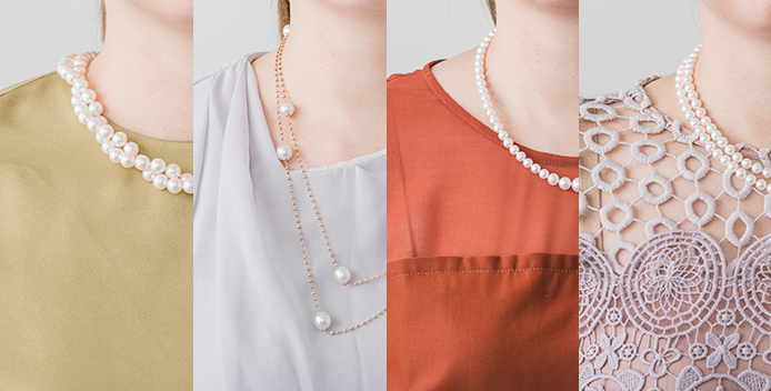 結婚式お呼ばれゲスト必見！パールネックレスのスタイリング講座